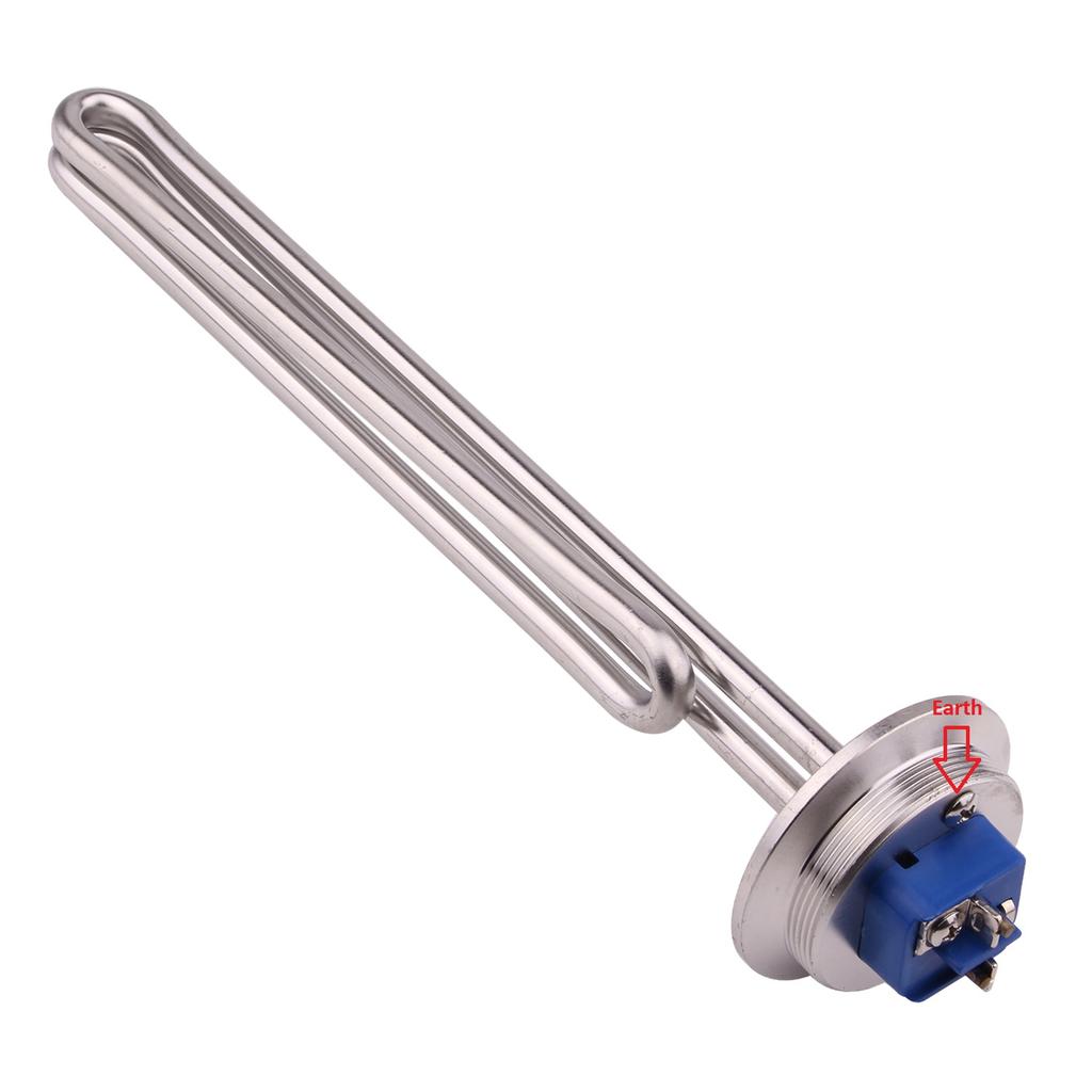 DERNORD 2" Tri clamp Foldback Heating Element 240v Electric Tubular Heater 2.5KW/3.5KW/4.5KW/5.5KW SUS304