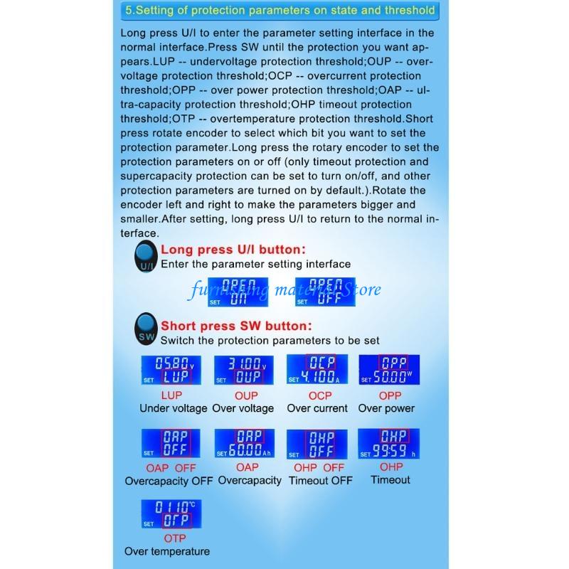 Y5GD ZK-5KX Adjustable for DC Power Supply Step-down Power Module with LCD Displa
