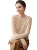 Women's 100% Cashmere One-Shoulder Pullover Sweater - Solid Color Warm Knit