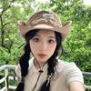 Western Cowboy Hat Women's Summer Big Eaves Sunscreen Quick Drying Mountaineering Hat Men's Outdoor Camping Shade Fisherman Hat
