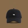 New Polar Bear Embroidered Cotton Baseball Hat With Sun Protection For Men And Women