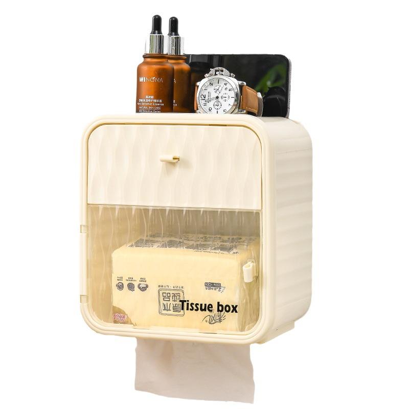 Настенный двойной многофункциональный ящик для бумажных полотенец «Медведь» — фото 8