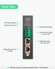 LINOVISION Industrial Gigabit 90W Supporting PoE and DC Applicable To PTZ Control DIN Rail PoE++ Splitter, IEEE802.3bt 5/9/12/24V Output,