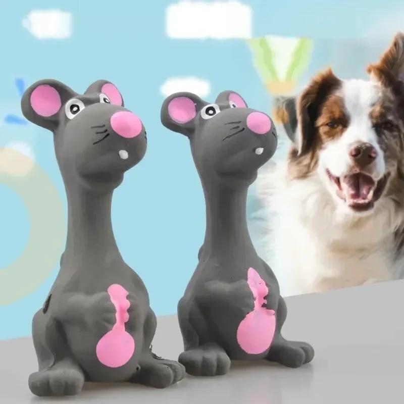 Tooth Toys Dog Pet Teeth Supplies Toys Kitten Mouse Molar Latex Dog Toys Cleaner Playing Small Puppy