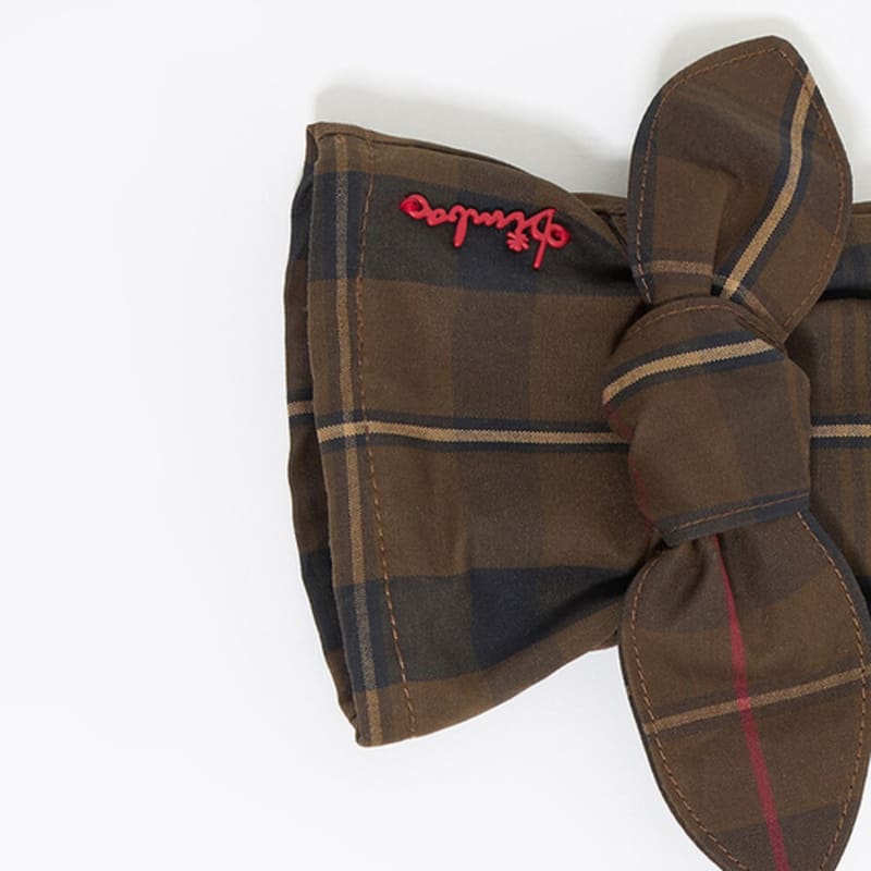 BIMBA Y LOLA BIMBA Y LOLA Brown Check Pattern Ribbon Gloves B246AIG001BRB