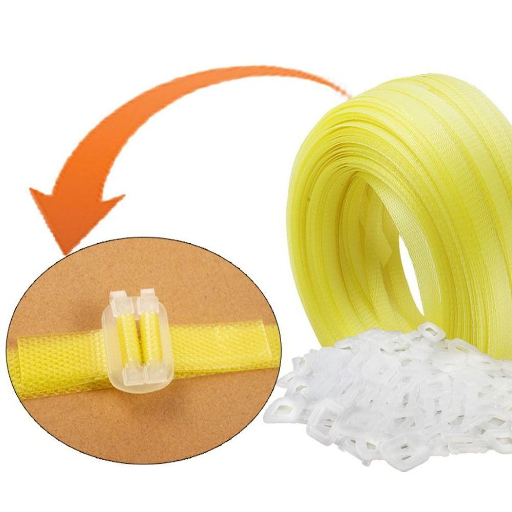 Transparent Plastic Packing Buckle 60x25 Mm Belt Buckle Packing Strap Buckle  Bundling Vegetables
