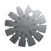 Integrated Thread Gauge: 55° British, 60° Metric, Metric-British, American Tooth Gauge.