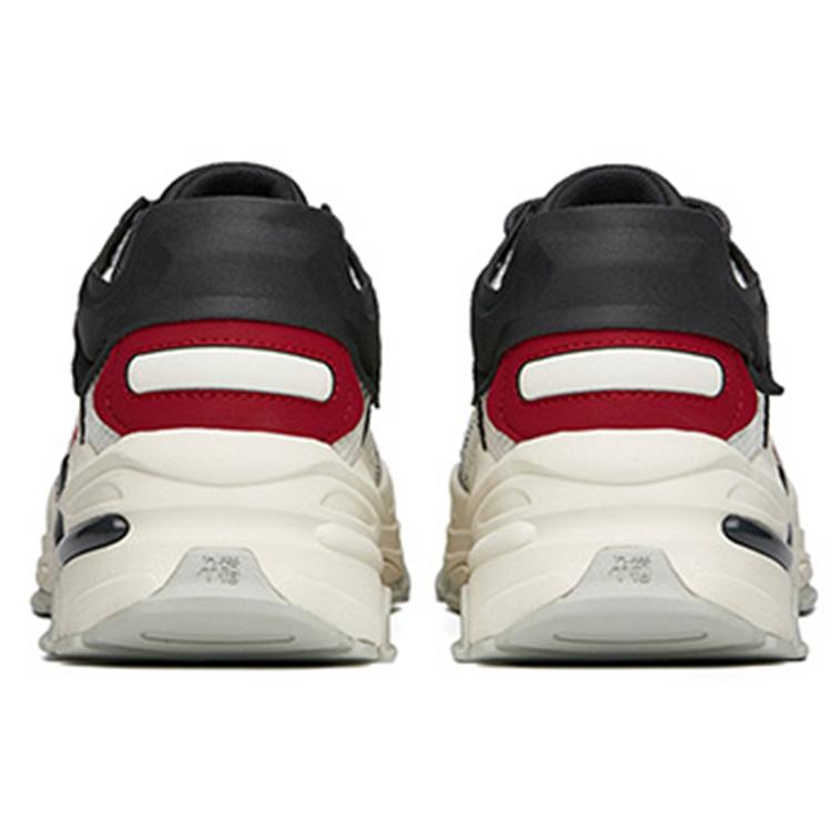 Anta Life Collection Cushioning, Wear Resistant Low Top Casual Shoes Men's White Red Black 112148890-8