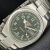GENUINE VINTAGE SEIKO 5 AUTOMATIC JAPAN 7009A MENS GREEN DIAL WATCH A701395-5 R206a-a701395