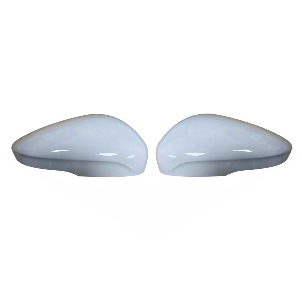Pair Glossy Bright black Side Rearview Mirror Cover Caps For Ford Focus MK4     LHD RS Styling Replacement Shell