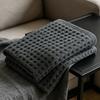 Hypoallergenic Bathing Towel Cotton Waffle Towels, Quick Dry Bath Lightweight Soft Sensitive Skin Friendly Washcloth Absorbent Travel for Bathroom,