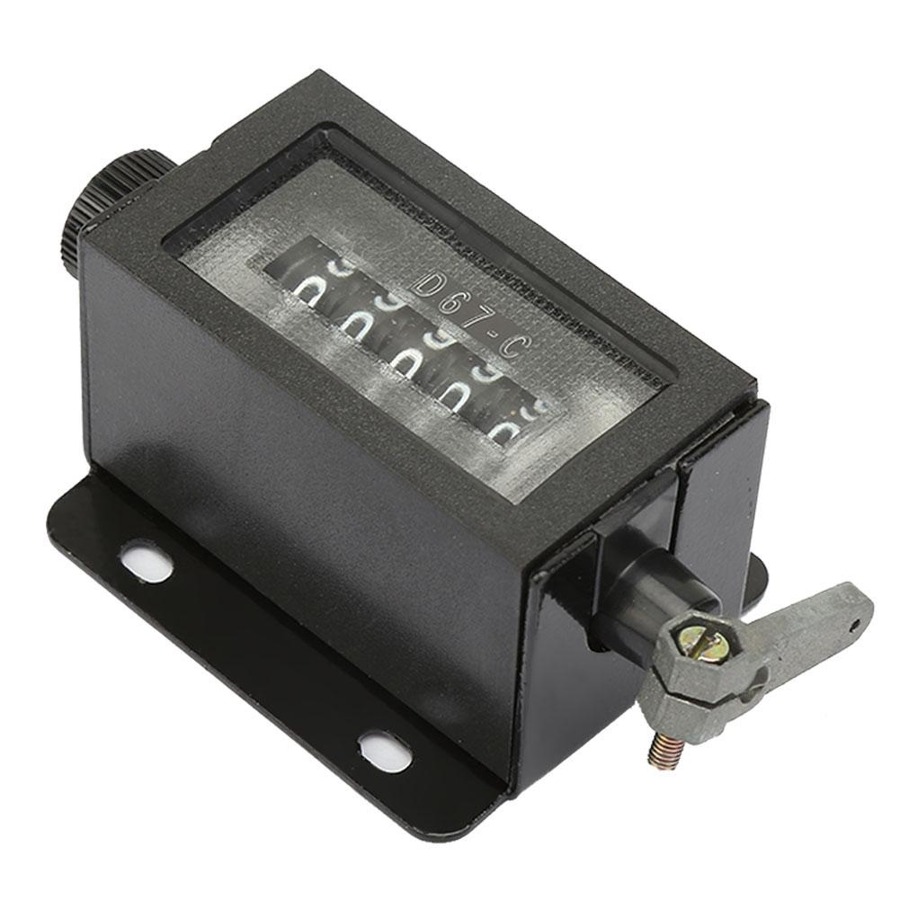 Mecánico - Contador de Clics de Dígitos Conteo Manual de Mano de Carrera de Tracción