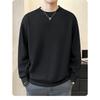  Men's Fleece Lined Crew Neck Sweatshirt Loose Fit Warm Casual Pullover