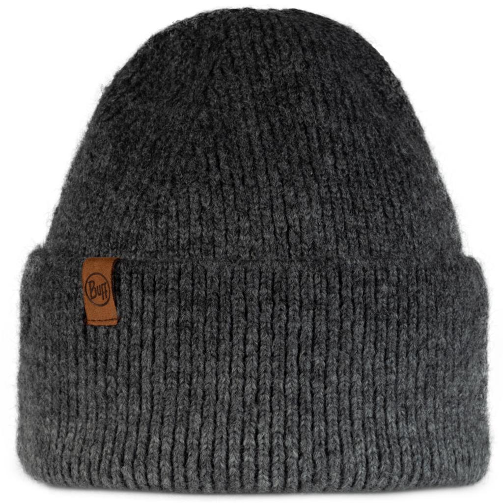 Buff Marin Knitted Hat Beanie, Unisex grey Cap