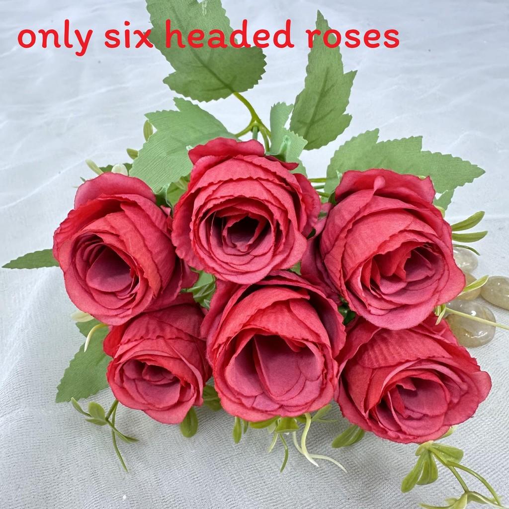 Silk Rose Artificial Flower For Wedding And Hotel Decor With Realistic Design For Photography And Home Styling