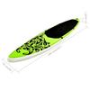 Aufblasbares Stand Up Paddle Board Set 305 x 76 x 15 cm Grün