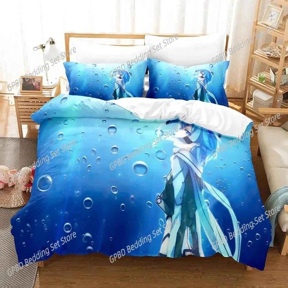 Comforter Anime Asada Shino Sword Art Online Bedding Set Bedroom Soft Modern S Comefortable