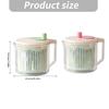 Practical Plastic Vegetable Fruit Dehydrator Spinner Bowl For Daily Cooking Drain Basket with Handle