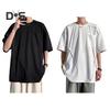 Men T-Shirt Sports Tees Round Neck Short Sleeve Solid Color Loose Fit Soft Breathable Summer Casual Tops Daily Wear