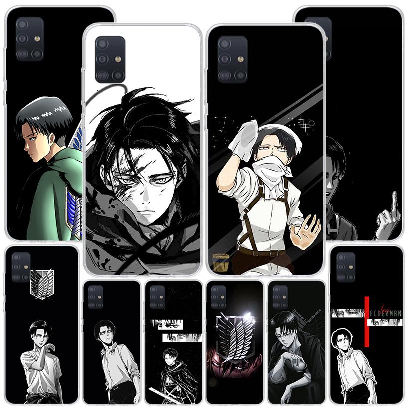 Attack Levi Phone Case For Samsung Galaxy A52 A32 A22 A12 A51 A31 A50S A30S A20S A10S Note 20 Ultra 10 Plus S10 A72 A71 Galaxy A