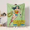 1pc Wonder Woman Blanket | Polyester Fiber, All-Season Comfort for Sofa, Bed, Office, Car, Camping Yy251021159