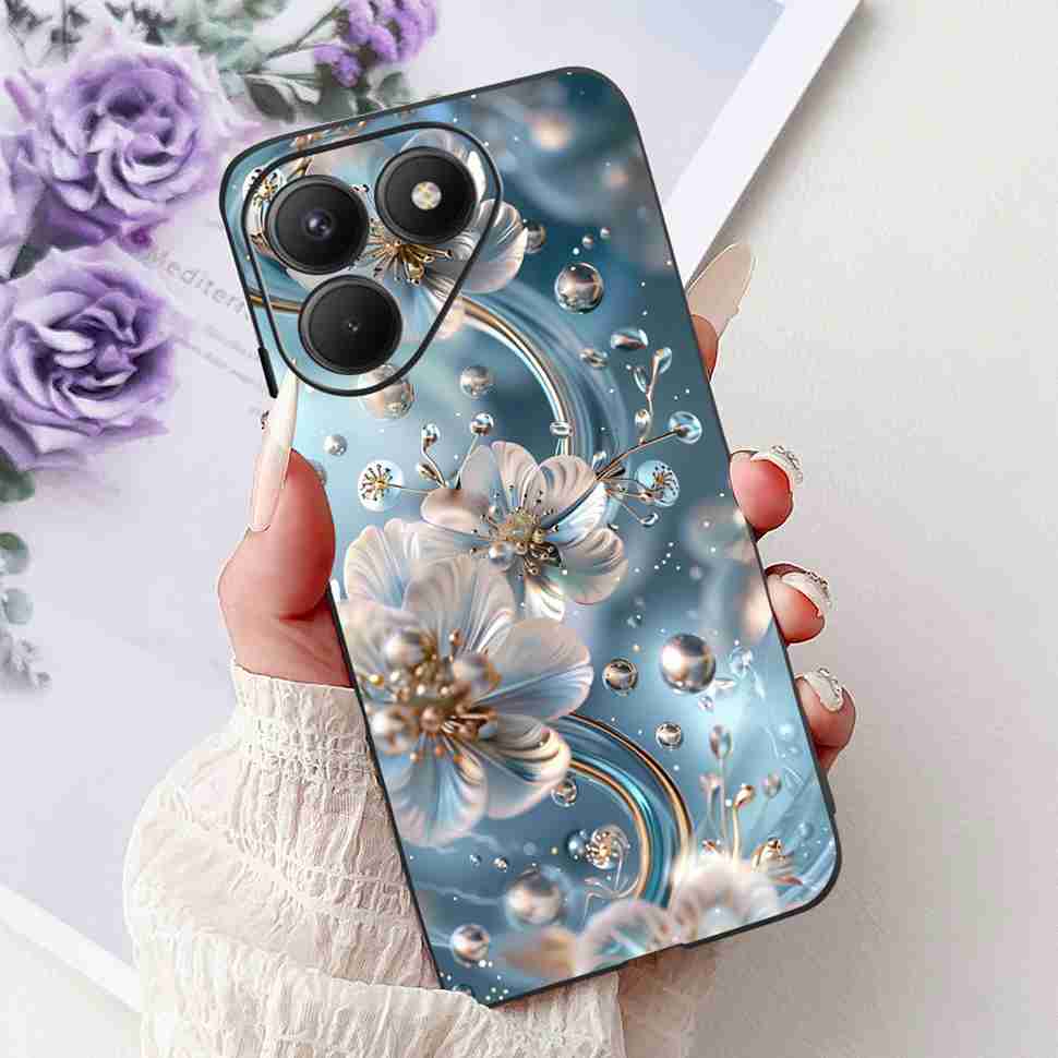 ShockProof Silicone Case For Tecno Pova 7 4G Cover Soft TPU Cases for Tecno Pova 7  Pova7 Neo 4G LJ6 Phone Cover Coque