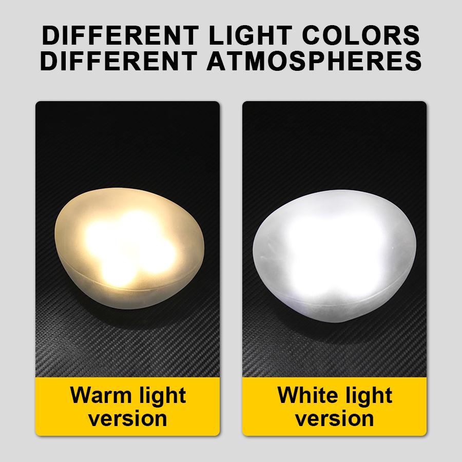 Cobblestone Shaped Solar Lamp Frosted Glass Ground Light Outdoor Energy Saving Waterproof Lantern Landscape Decorative Light