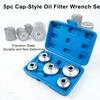 Oil Filter Cap Wrench Tool Made for Mechanical Durability and Precision Fit a Range of Common Vehicle Applications