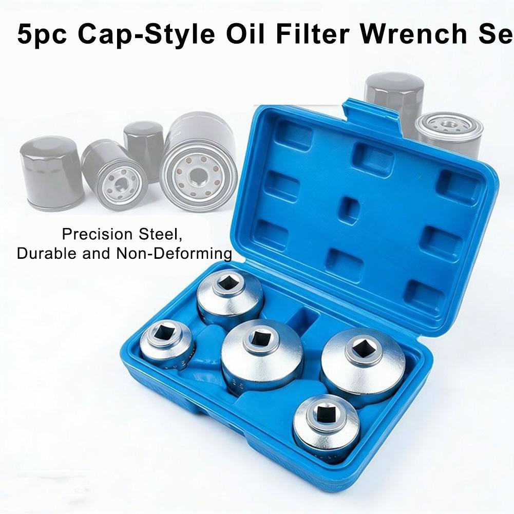Oil Filter Cap Wrench Tool Made for Mechanical Durability and Precision Fit a Range of Common Vehicle Applications