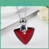 Tohsaka Fate Night Rin Necklace With Resin Heart For Cosplay Travel Or Gift Use