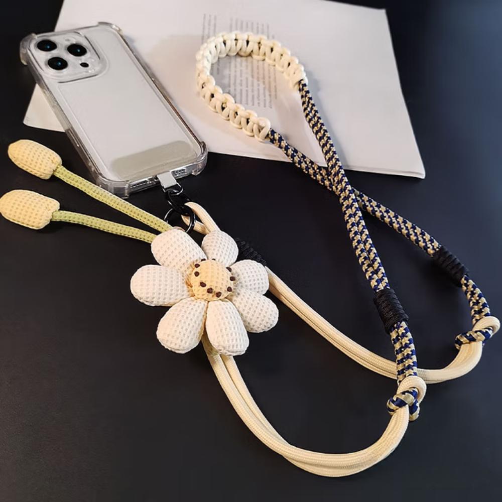 Creative Cartoon Mobile Phone Universal Lanyard Crossbody Long Rope Lanyard Rope Cartoon Decorative Pendant Accessories