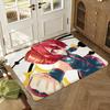 K-Kasane Teto Pink American Floor Mat Soft Thickened Absorbent Non-Slip Bedroom Living Room Door Mat Home Decor Flannel Rugs