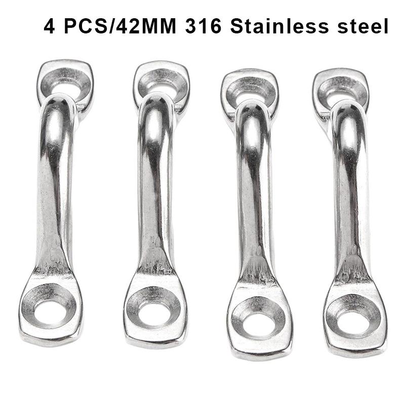 

4 шт. Ручка Нержавеющая сталь Проволочная проушина Лодка Морской Крепежный крюк Тент Двигатели Аксессуары A2