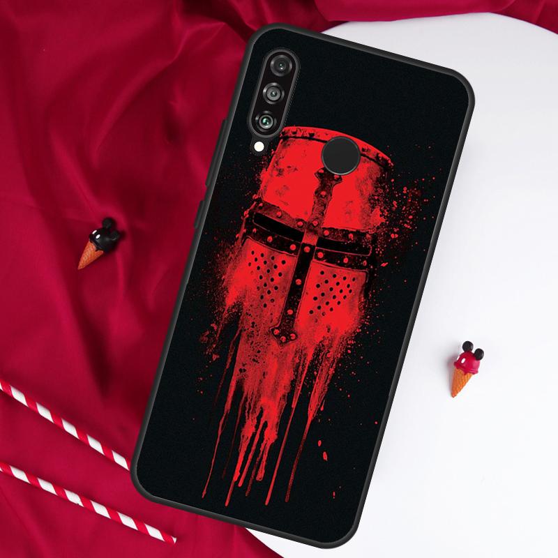 Knights Templar For Huawei Nova 11 Pro 9 10 SE Y60 Y70 Y90 Y61 Y91 Y73 Y72 12i 11i 8i P20 P30 P40 Lite Case