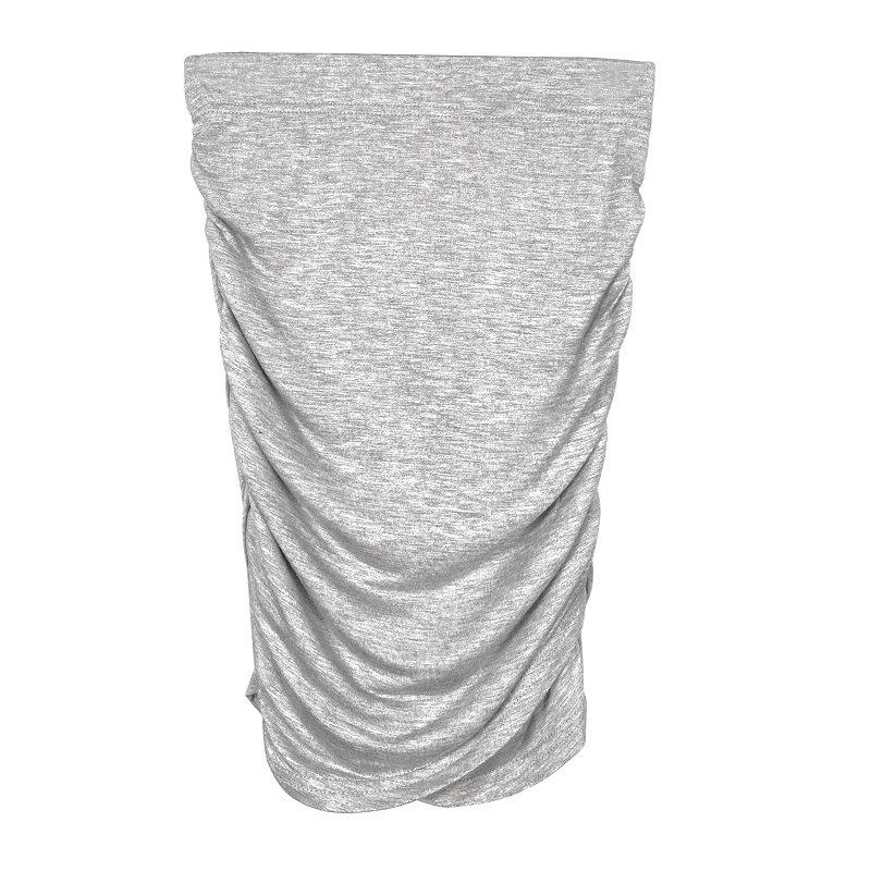 Korean Dongdaemun Slim High-Waisted Light Beige Pleated Short Skirt for Women