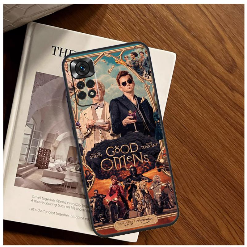Good Omens Case For Xiaomi Redmi Note 12 10 9 11 13 Pro Plus 12S 10S 11S 9S Redmi 13C 10C 9C 12C Cover