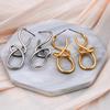 Vintage Twist Metal Knit Knot Statement Earrings for Women Party Golden Silver Irregular Drop Earrings European Jewelry
