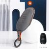 For Peugeot 2008 308 408 508 2008 3008 4008 5008 Car Key Case Full Cover Fob Alcantara keychain 3 Buttons Keybag Protecor Shell