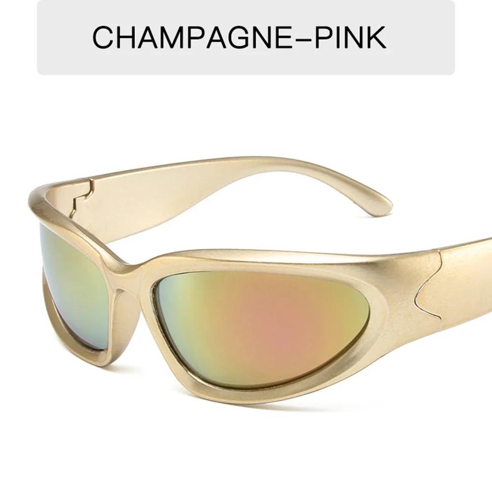 Steampunk Goggles Women Sunglasses Punk UV400 Protection Colorful Shades Eyewear for Lady Rideing Fashion Sun Glasses