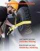 Wheel Chock Tie-Down Kit, Tire-Style Motorcycle Tie-Down System, Car Tie Down Kit with Flat Hook, Break Strength 4540 Kg & Working Load 1512 Kg