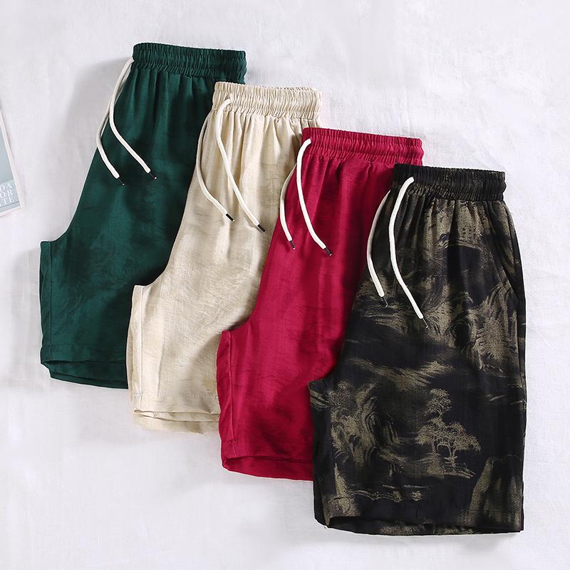 Men's Shorts Plus Size Elastic Waist Summer Casual Shorts