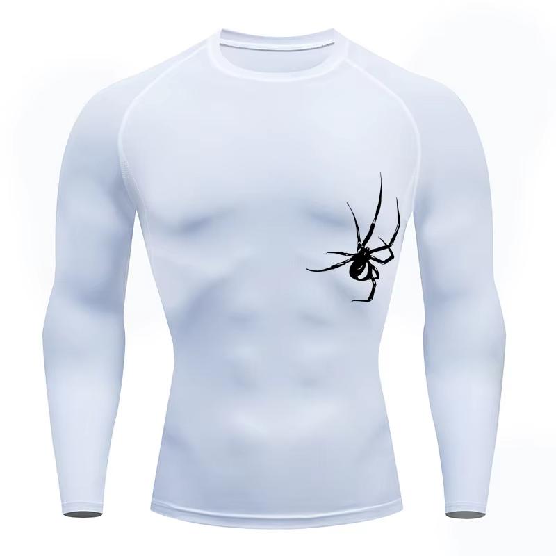 Men's T-shirt Men Running Sport T Shirt Men Compression Fitness Tops Tee Quick DryTight Training Gym Sport Running Shirts