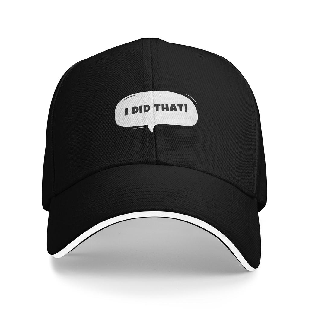 I Did That Sun Baseball Cap Summer Classic Trucker Hat For Unisex Unisex Hiking Fishing Snapback Cap