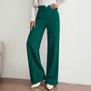 Women's High Waist Casual Color Wide Leg Dress Pants with Loose Fit