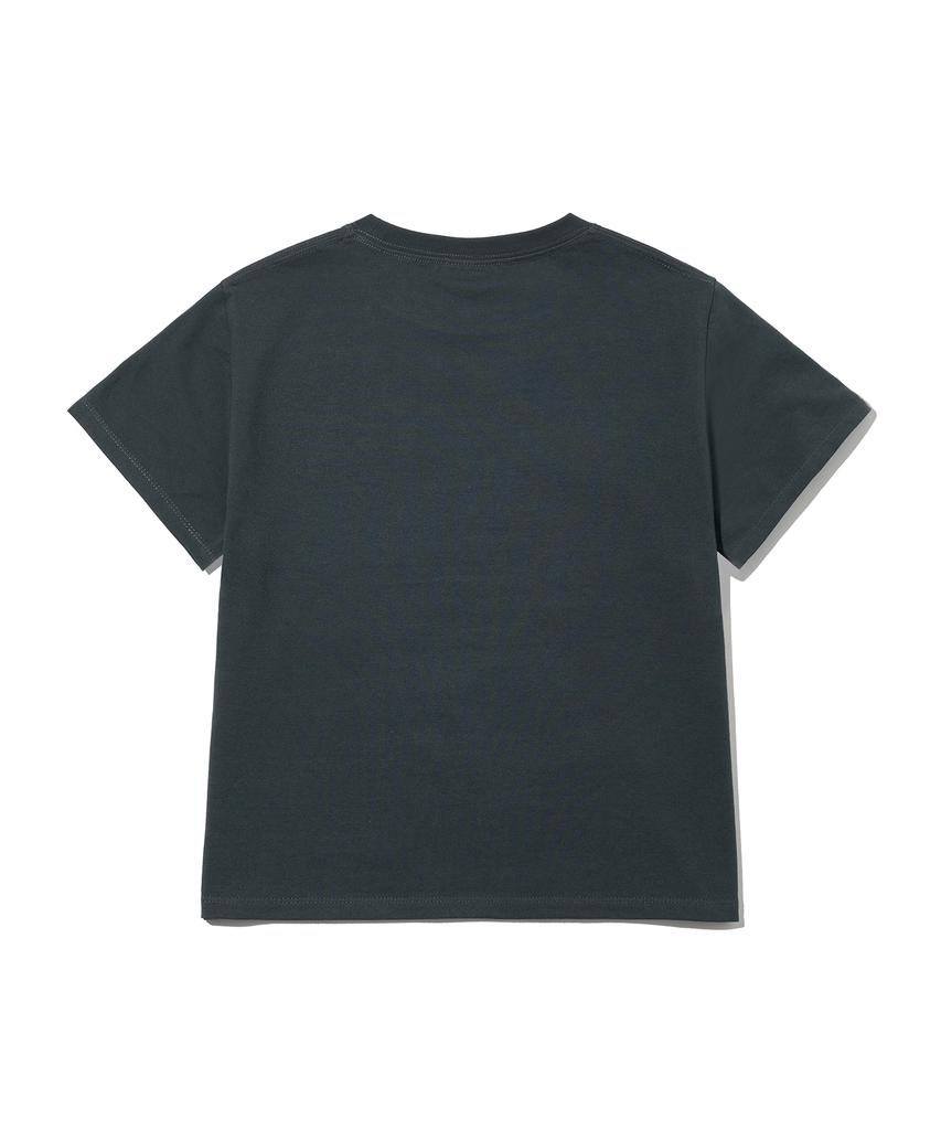 PHYSICAL DEPARTMENT Women'S Blur Typography Short Sleeve T-Shirt_Charcoal