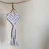 Heart-shaped Handwoven Keychains Pendant Style Mobile Phone Bag Pendant  For Women Gift