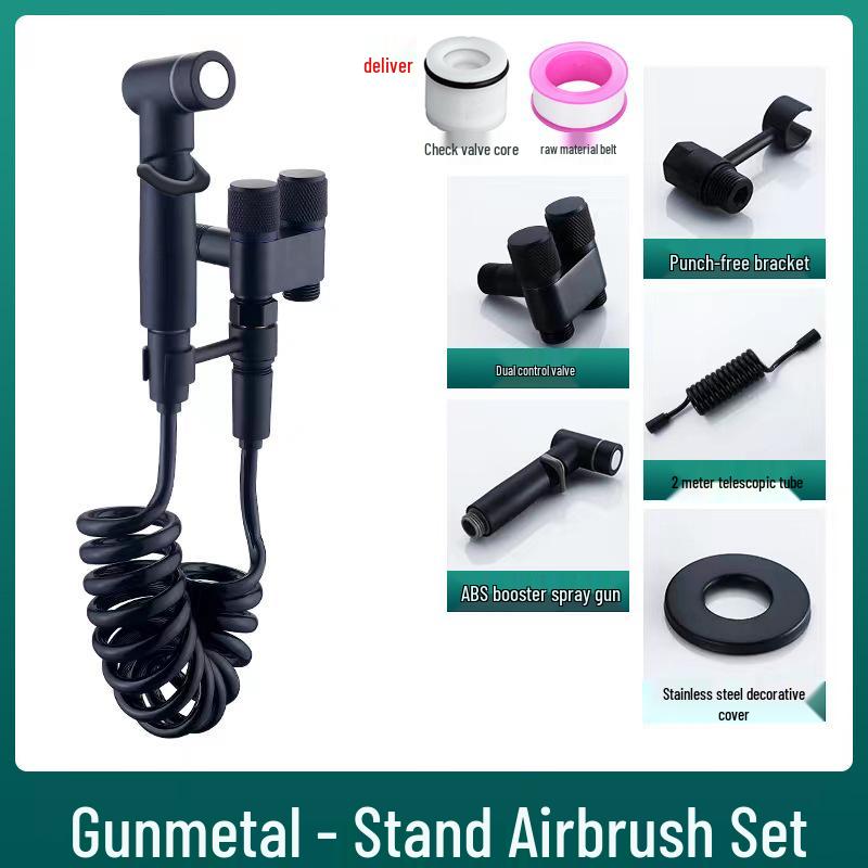 All-Copper Bidet Set with Pressurized Spray Gun for Bathroom