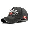Fashion Canada Baseball Cap Flag Canada Hat  Letter Embroidery Baseball Cap Snapback Adjuatable Mens Baseball Caps Gorras