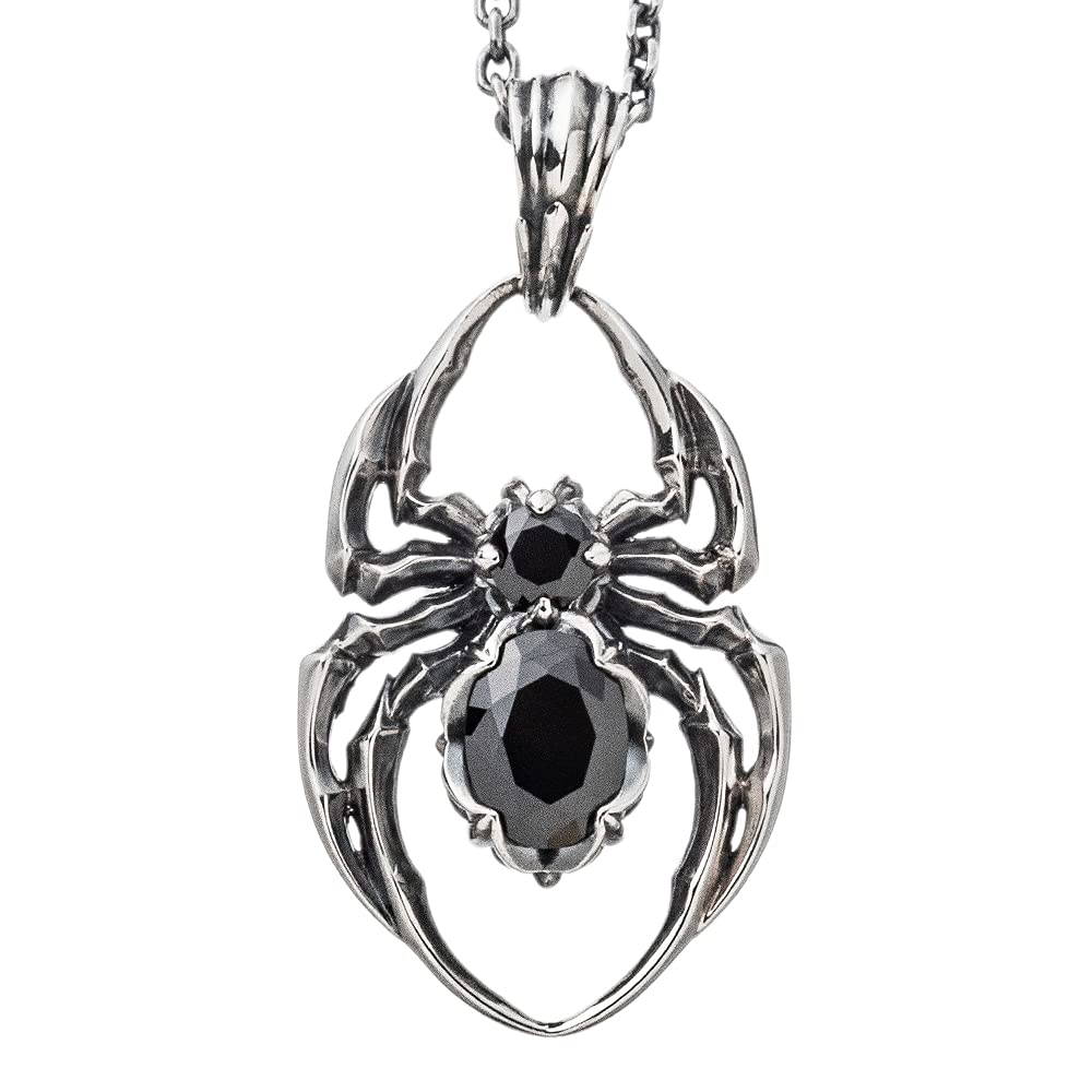 Artemis Classic Spider Pendant (acp0350) - Men's Silver Accessory, Brand Jewelry, 925 Sterling Silver