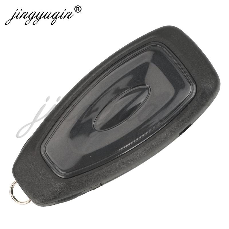 Jingyuqin 10pcs 2/3 Buttons Remote Car Key Shell For Ford Focus C-Max Mondeo Kuga Fiesta Galaxy S-Max B-Max Keyless Case Replace